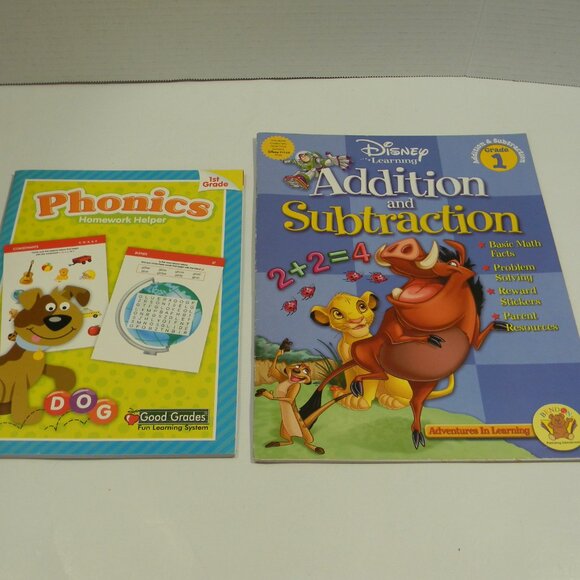 Lot of 14 Elementary School Workbooks Homeschool Reading Phonics Math Spelling - Picture 6 of 6